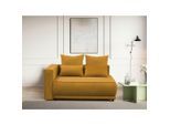Mid.you , Gelb , Textil , Füllung: Schaumstoff , 168x73x99 cm , Made in EU , Wohnzimmer, Sofas & Couches, Relaxliegen & Récamièren, Récamièren & Ottomanen