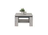 Livetastic , Grau , Holzwerkstoff , Betonoptik , quadratisch , 68x41x68 cm ,