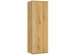 Möbelix , Eichefarben , Holzwerkstoff , 2 Fächer , 42.2x129.8x32 cm , Badezimmer, Badezimmermöbel, Badezimmerschränke, Hängeschränke Bad