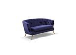 Ti'me , Blau , Metall, Textil , 150x78x83 cm ,