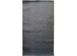 Luca Bessoni , Dunkelgrau , Textil , rechteckig , 80x150 cm , Oeko-Tex® Standard 100 , für Fußbodenheizung geeignet , Teppiche & Böden, Teppiche, Fellteppiche