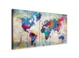 artgeist , Mehrfarbig, Beige , Textil, Holzwerkstoff , rechteckig , 100x40x1.2 cm , Keilrahmen , Dekoration, Bilder & Rahmen, Bilder, Leinwandbilder