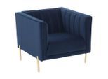 Livetastic , Blau , Textil , 101x85x75 cm ,