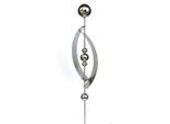 Gardenson , Silberfarben , Metall , zum Stecken , Freizeit im Garten, Gartenaccessoires