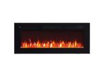 Möbelix , Schwarz , Metall , 102x43x15 cm , Fernbedienung, Flammeneffekt separat schaltbar, Überhitzungsschutz, Thermostat, Dimmer , Kamine, Elektrokamine