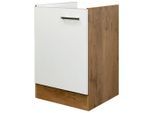 FlexWell , Eichefarben, Magnolie , Holzwerkstoff , 50x82x57 cm , Made in Germany , individuell planbar ,
