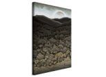 artgeist , Schwarz, Hellbraun , Textil, Holzwerkstoff , rechteckig , 40x60x1.2 cm , Keilrahmen , Dekoration, Bilder & Rahmen, Bilder, Abstrakte Bilder