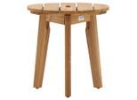 Gardenson , Akaziefarben , Holz , Akazie , 40x42x40 cm , Gartenmöbel, Gartentische, Loungetische & Beistelltische Outdoor
