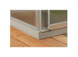 Möbelix , Alufarben , Metall , 378.8x6x190 cm ,