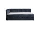 Mid.you , Schwarz , Textil , 99x83x212 cm , Armteil links ,
