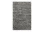 Wecon Home Basic , Dunkelgrau , Textil , Uni , rechteckig , 133x200 cm , Textiles Vertrauen - Oeko-Tex® , für Fußbodenheizung geeignet, in verschiedenen Größen erhältlich, Fasern thermofixiert (heatset), pflegeleicht ,