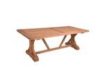 Gardenson , Braun , Holz , Teakholz , Hartholz , rechteckig , 100x75x220.5 cm , wetterfest, gastro- und objekttauglich, UV-beständig ,
