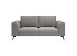 Mid.you , Dunkelgrau , Holz, Textil , Füllung: Polyurethan (Pur), Silikon , 186x88x90 cm , Made in EU ,