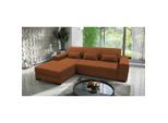 Mid.you , Rostfarben , Textil , Füllung: Schaumstoff , 270x175 cm , Made in EU ,
