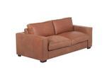 Mid.you , Cognac , Leder , Echtleder , Anilinleder , Buche , 203x85x99 cm , Made in EU , Lederauswahl, Stoffauswahl, Bettfunktion erhältlich, Rücken echt ,