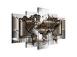 artgeist , Braun, Beige , Textil, Holzwerkstoff , rechteckig , 100x50x1.2 cm , Keilrahmen , Dekoration, Bilder & Rahmen, Bilder, Leinwandbilder
