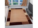Möbelix , Beige , Textil , Bordüre , rechteckig , 200x290 cm , Oeko-Tex® Standard 100 , für Fußbodenheizung geeignet, in verschiedenen Größen erhältlich , Teppiche & Böden, Teppiche, Webteppiche