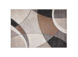 Luca Bessoni , Grau, Beige , Textil , Struktur , rechteckig , 120x160 cm , ISO 9001, Bsci, Oeko-Tex® Standard 100 , für Fußbodenheizung geeignet, in verschiedenen Größen erhältlich, leicht zusammenrollbar ,