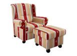 Livetastic , Rot , Textil , Buche , Streifen , 92x102x145 cm , Made in EU ,