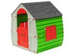 Bunino , Grau, Grün, Rot , Kunststoff , 90x109x102 cm , TÜV-geprüft , Spielwaren, Outdoorspielzeug, Spielhäuser