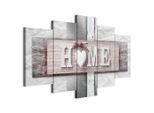 artgeist , Grau, Hellrosa , Textil, Holzwerkstoff , rechteckig , 100x50x1.2 cm , Keilrahmen , Dekoration, Bilder & Rahmen, Bilder, Abstrakte Bilder