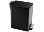Luca Bessoni , Schwarz , Metall , 20 l , 23x43x41.2 cm , Haushalt, Entsorgung, Abfalleimer