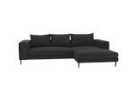 Trendmanufaktur , Graphitfarben , Textil , Füllung: Schaumstoff, Silikon , 315x170 cm , Made in EU , Bettkasten erhältlich, Stoffauswahl, Schlafen auf Sitzhöhe, Bettfunktion erhältlich, Hocker erhältlich, Rücken echt , Wohnzimmer, Sofas & Couches, Schlafsofas, Schlafsofas