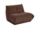 Livetastic , Braun , Textil , 105x80x112 cm , Made in EU , Rücken echt, individuell planbar ,