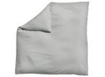 Schlafgut , Hellgrau , Textil , Uni , 200x200 cm , Textiles Vertrauen - Oeko-Tex®, AZO-frei, Bsci, Oeko-Tex® Standard 100 , pflegeleicht, atmungsaktiv, bügelleicht, schadstoffgeprüft, weiche und anschmiegsame Oberfläche, dicht gewebtes Garn , Heimtextilien, Schlaftextilien, Bettwäsche, Satin Bettwäsche