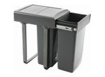 Möbelix , Grau , Kunststoff , 36x58x48 cm , Küche, Küchenausstattung, Mülltrennsysteme