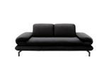 Looks by W.Joop , Anthrazit , Textil , Uni , 204 (264)x83 (110)x98 cm , Made in EU, FSC MIX , Wohnzimmer, Sofas & Couches, Sofas, 2er Sofas
