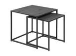 Mid.you , Schwarz , Metall, Holzwerkstoff , quadratisch , Reach ,