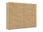 Möbelix , Eiche Artisan , Holzwerkstoff , 3 Fächer , 271x210x62 cm , Blauer Engel, Goldenes M, Made in Germany ,