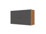 Held , Anthrazit, Eiche Wotan , Holzwerkstoff , 100x57x34 cm , Made in Germany , hängend ,