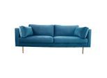 Livetastic , Blau , Metall, Textil , 203x84x90 cm ,