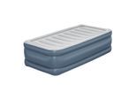 Bestway , Grau, Dunkelblau , Metall, Kunststoff , 97x51x191 cm , RoHS, GS-geprüft , integrierte elektrische Pumpe, beflockte Schlafseite , Schlafzimmer, Betten, Gästebetten, Luftbetten