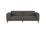 Mid.you , Anthrazit , Textil , Buche , 218x77x93 cm , Made in EU , Wohnzimmer, Sofas & Couches, Sofas, 3er Sofas