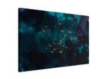 artgeist , Opal, Schwarz , Holz, Textil , Kiefer , rechteckig , 90x60x1.2 cm , Keilrahmen , Dekoration, Bilder & Rahmen, Bilder, Tier Bilder