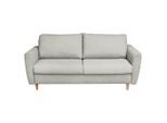 Livetastic , Hellgrau , Textil , Buche , Füllung: Schaumstoff , 195x90x102 cm , Made in EU , Rücken echt, Liegefunktion , Wohnzimmer, Sofas & Couches, Schlafsofas, Schlafsofas