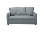 P & B , Grau , Textil , Füllung: Silikon, Schaumstoffflocken , 161.5x89x89 cm , Oeko-Tex® Standard 100, Made in Romania , Wohnzimmer, Sofas & Couches, Sofas, 2er Sofas