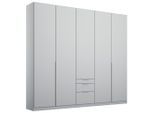 Möbelix , Hellgrau , Holzwerkstoff , 6 Fächer , 3 Schublade(n) Schubladen , 226x229x54 cm , Blauer Engel, Goldenes M, BQ - Bündnis für Qualität, Made in Germany, DIN EN ISO 50001 , umfangreiches Zubehör erhältlich, in verschiedenen Größen erhältlich ,