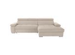Livetastic , Beige , Textil , 292x183 cm , Made in EU , Rücken echt ,