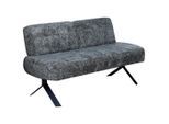 Möbelix , Grün , Metall, Textil , 162x83x71 cm , Esszimmer, Bänke, Polsterbänke
