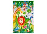 Möbelix , Grün , Textil , Tier , rechteckig , 100x160 cm , Oeko-Tex® Standard 100 , für Fußbodenheizung geeignet, rutschfest ,