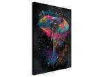artgeist , Mehrfarbig, Schwarz , Holz, Textil , Kiefer , rechteckig , 80x120x1.2 cm , Keilrahmen ,