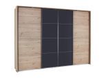 Luca Bessoni , Eiche Artisan , Holzwerkstoff , 8 Fächer , 361x230x62 cm , Blauer Engel, BQ - Bündnis für Qualität, Made in Germany ,