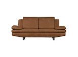 Mid.you , Cognac , Textil , 198x78x88 cm , Made in EU , Rücken echt, Armteil links, Armteil rechts , Wohnzimmer, Sofas & Couches, Sofas, 2er Sofas