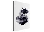 artgeist , Schwarz, Weiß , Textil, Holzwerkstoff , rechteckig , 40x60x1.2 cm , Keilrahmen , Dekoration, Bilder & Rahmen, Bilder, Leinwandbilder