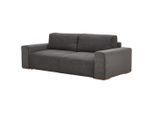 Livetastic , Grau , Textil , Buche , Hartholz , Füllung: Silikon, Schaumstoffflocken , 255x86x123 cm , Made in EU , Liegefunktion ,