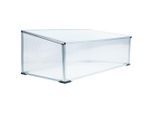 Homezone , Transparent , Metall, Kunststoff , 210 l , 100x40x60 cm , Freizeit im Garten, Gartenpflege, Pflanzenpflege